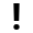 Icono de exclamación